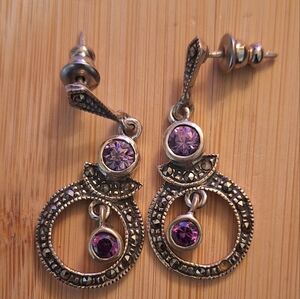 Marcasite Sterling Silver Earrings